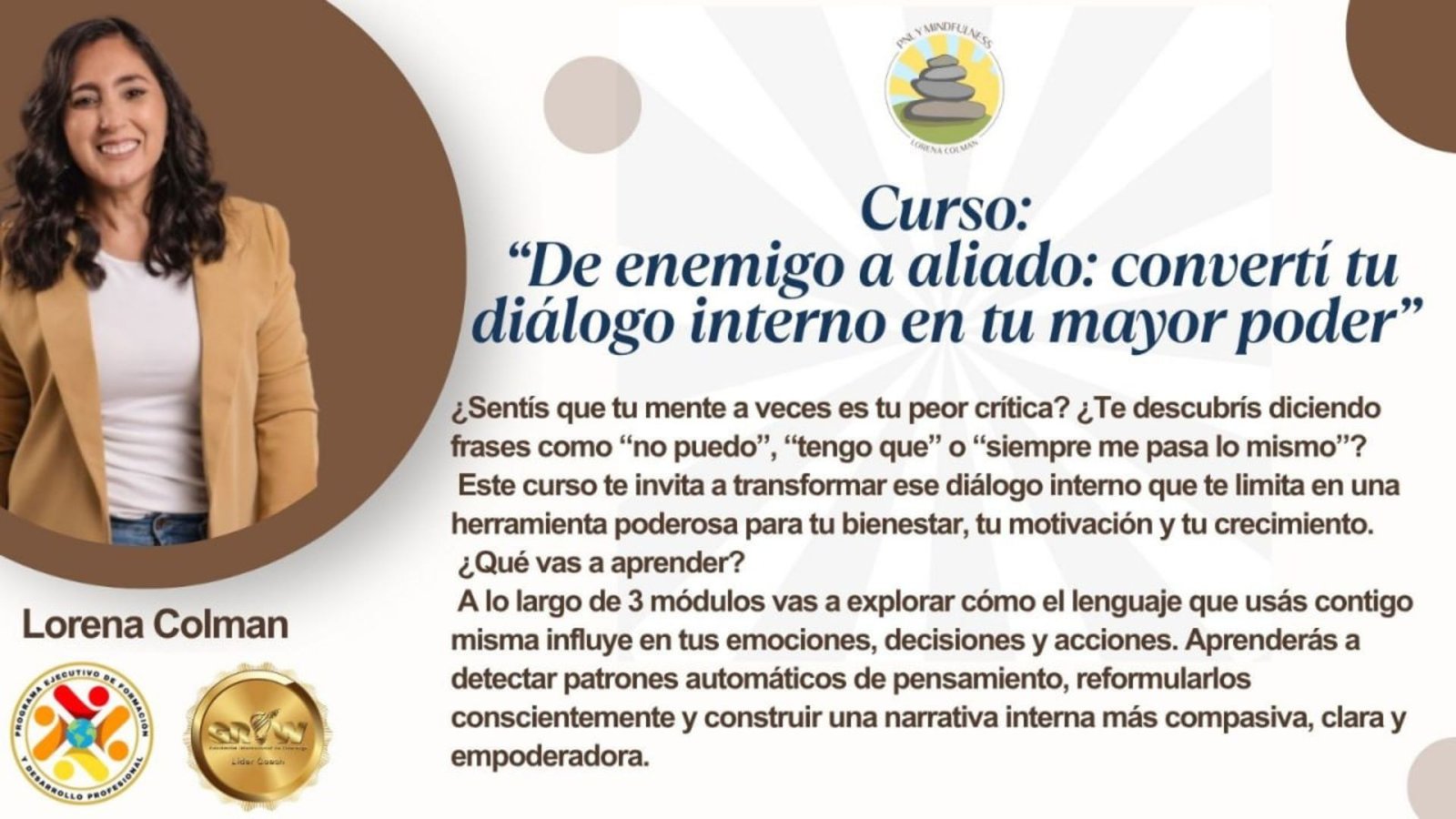 De enemigo a aliado: convertí tu diálogo interno en tu mayor poder