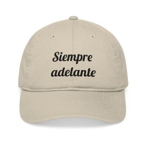 Gorra de béisbol orgánica bordada